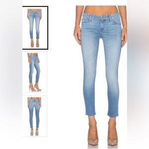 Mother Looker Ankle Fray Tourist Trap Jeans